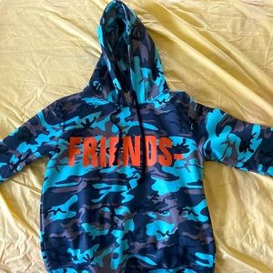 Blue Camouflage VLONE hoodie
